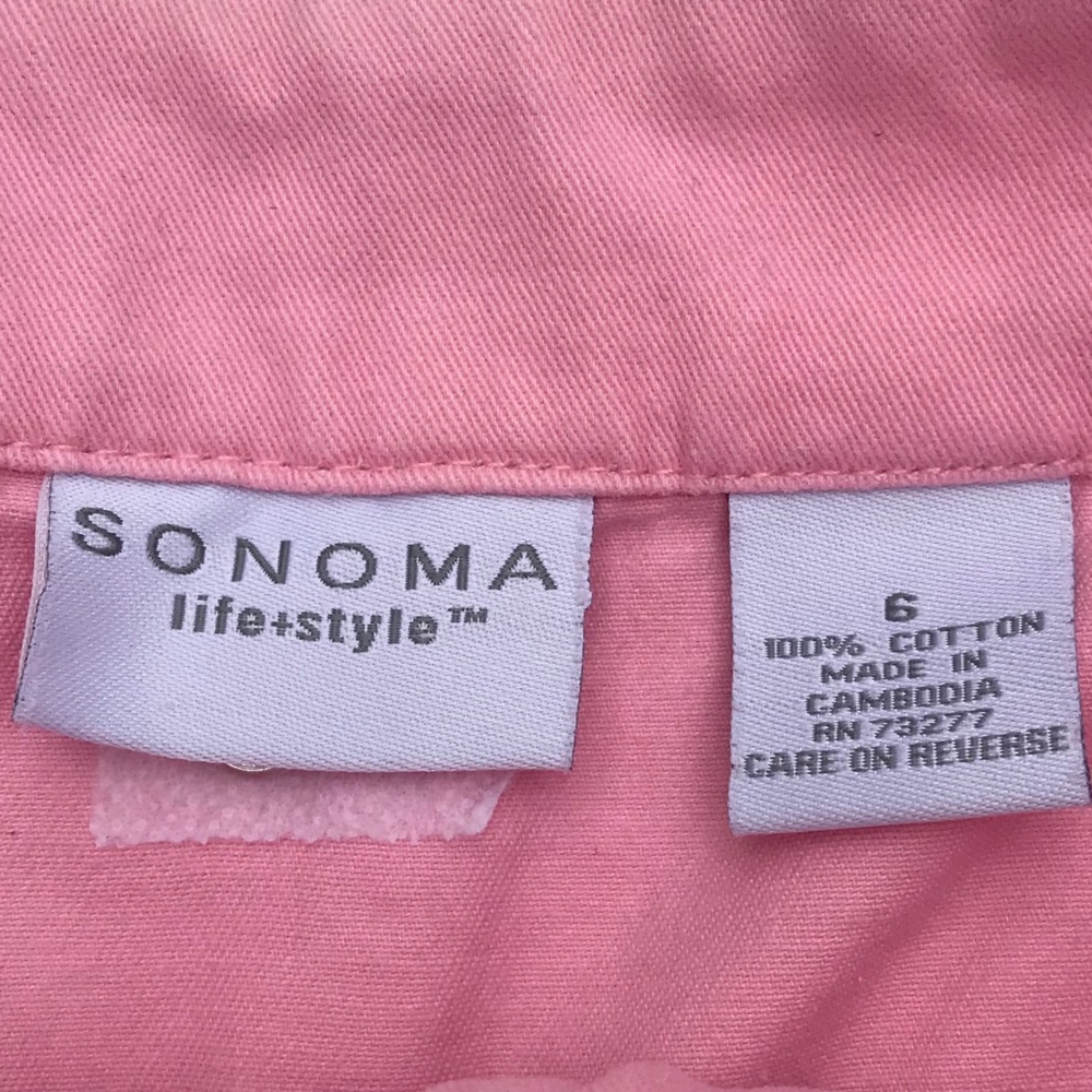 Sonoma Pink shorts Size:6 - Picture 5 of 6
